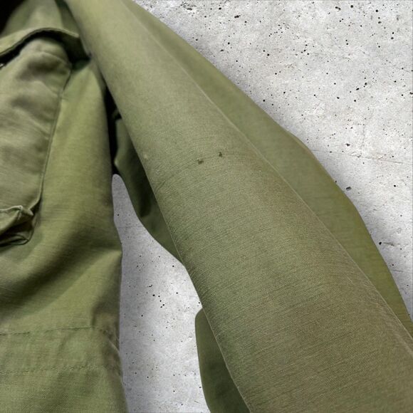 Vtg US Army M-65 Field Jacket Medium Regular OG-107 Vietnam Era Unauthenticated - Picture 6 of 16